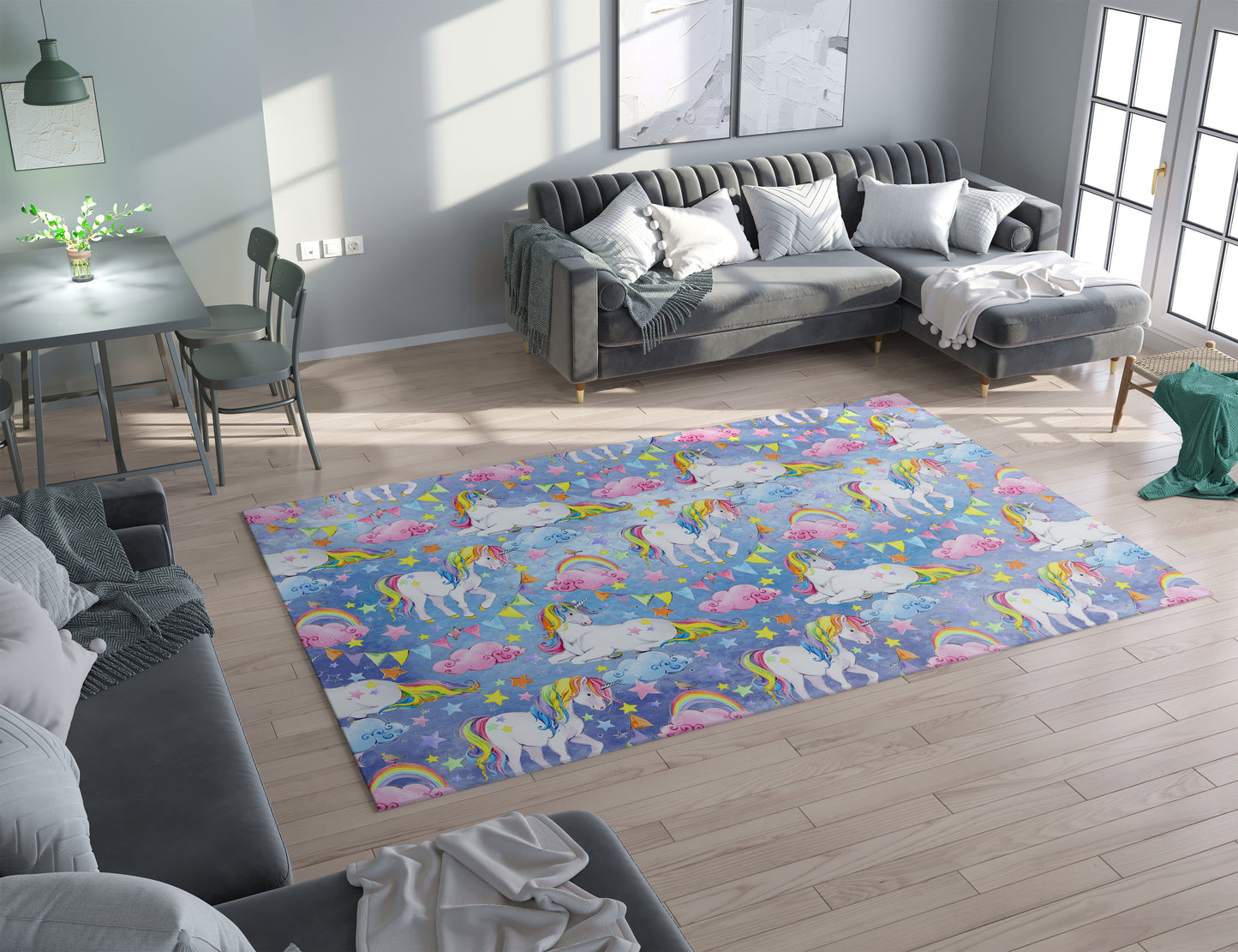 Unicorn Rug kids rug unicorn decor girls rug colorful rug girly rugs childrens area rugs unicorns decor unicorn floor mat rainbow rug