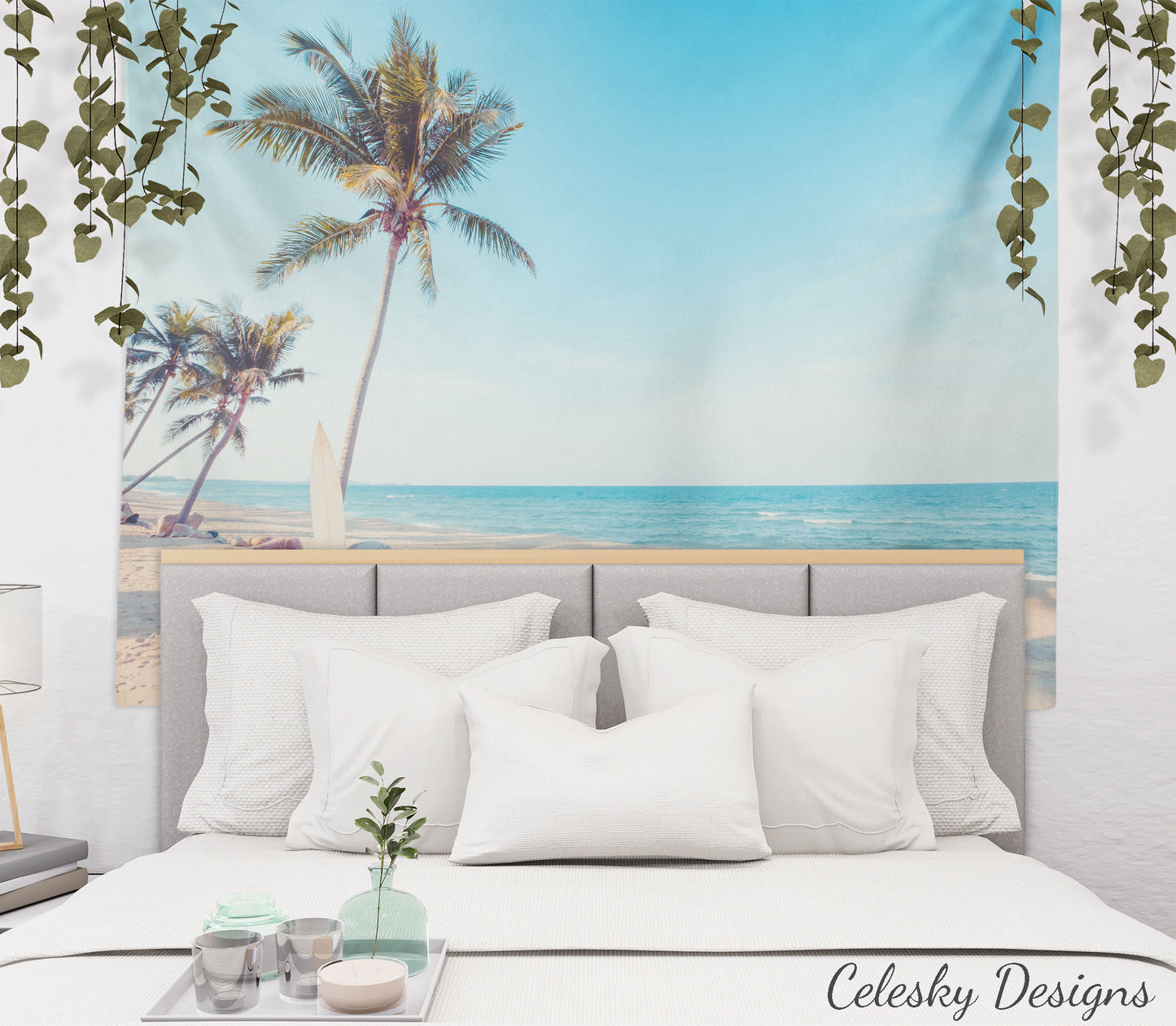 Surf Boards On The Beach Tapestry Beach Tapestry Surfer Tapestries Beachy Tapestries Beach Bum Tapestries Surfer Tapestries Surfer Art