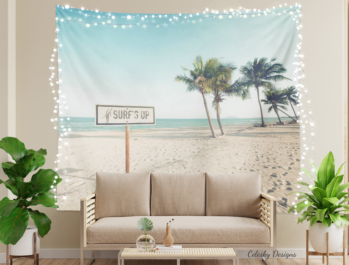 Surfs Up Tapestry Beach Tapestry Surfer Tapestries Beachy Tapestries Beach Bum Tapestries Surfer Tapestries Surfer Art Surf'S Up Tapestry