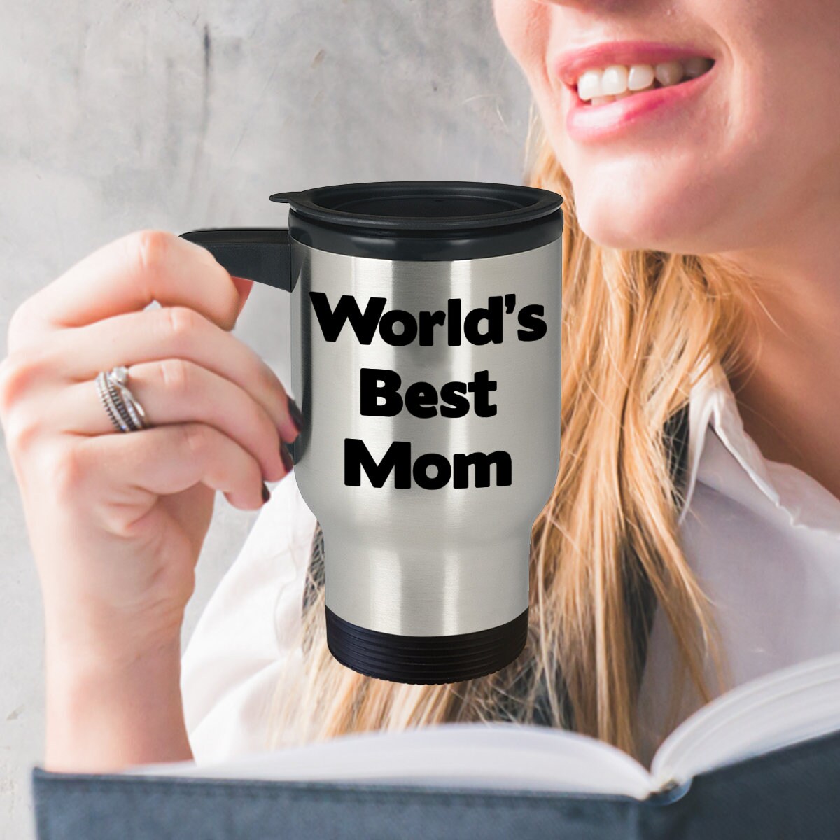 Custom Mom Travel Mug Stainless Steel custom travel mugs mom personalized mugs for mom photo travel mug cheap gifts mom mug mom custom