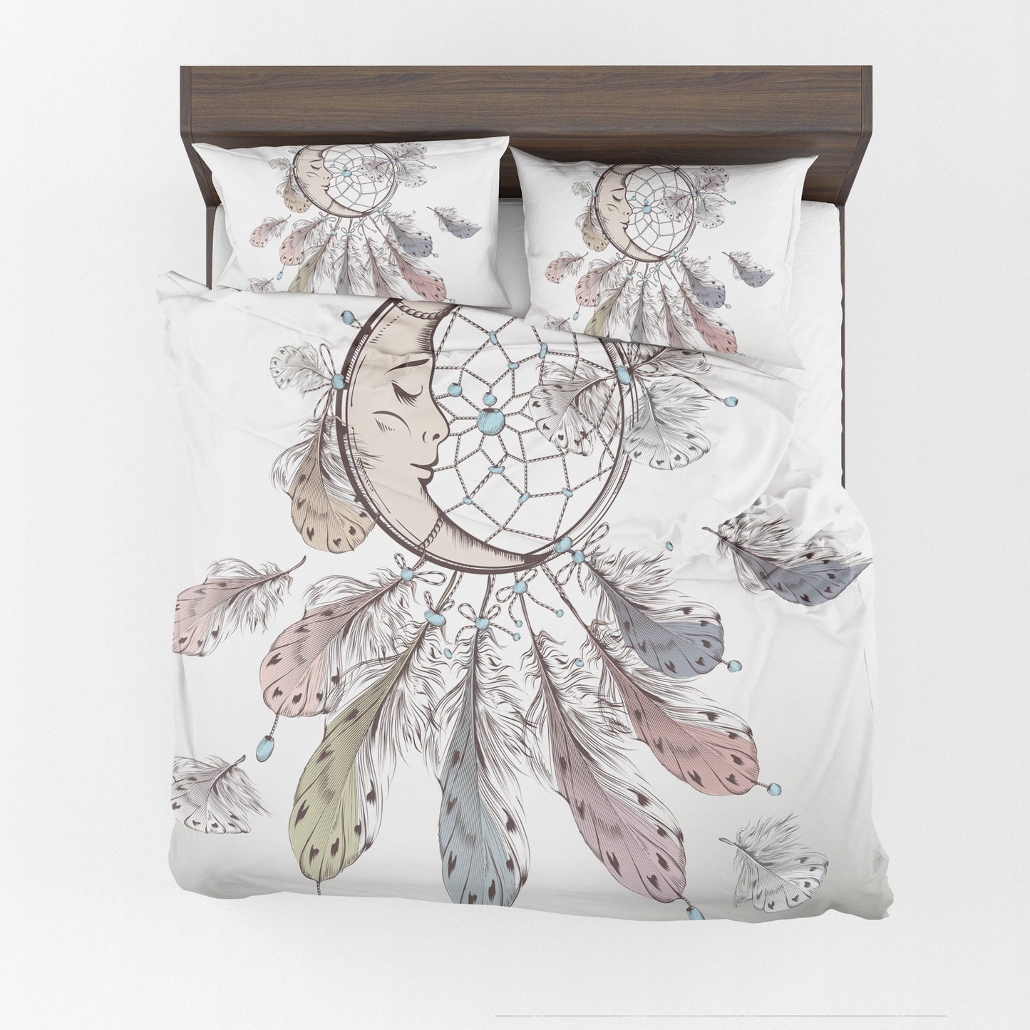 Moon Dreamcatcher Comforter or Duvet Cover girly bedding moon bedding dream catcher comforter boho duvet boho chic comforter boho decor