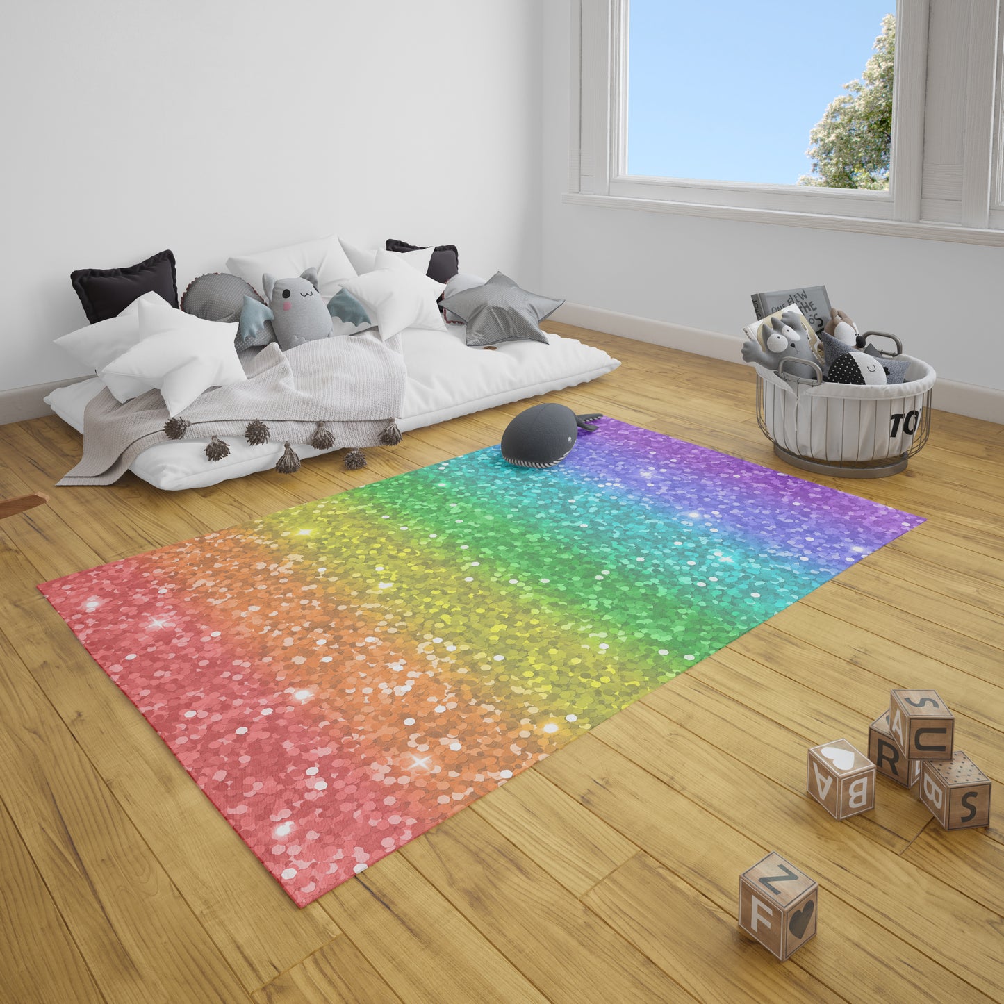 Rainbow Rug rainbow Rug rainbow Rugs gay pride Floor Rug gay Rugs 3'x5' 4'x6' 5'x7' Large rainbow rugs rainbow decor rainbow floor mat