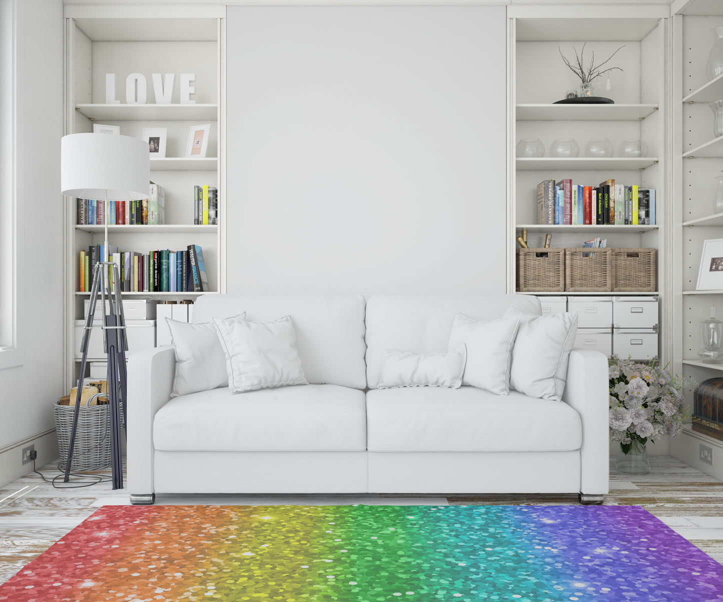 Rainbow Rug rainbow Rug rainbow Rugs gay pride Floor Rug gay Rugs 3'x5' 4'x6' 5'x7' Large rainbow rugs rainbow decor rainbow floor mat