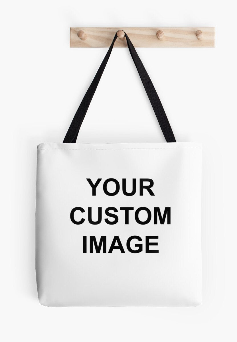 Custom Tote Bag Custom image Totes personalized bag Christmas gift custom cheap gift unique custom gift personalized totes private tote