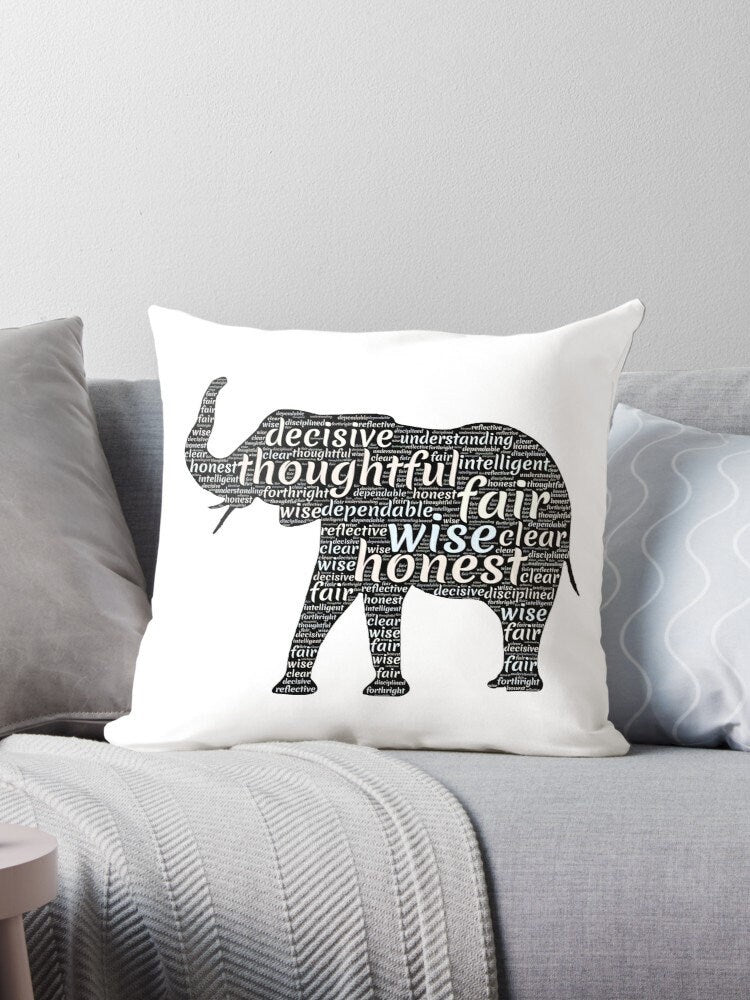 Elephant pillow elefant pillows elephant lovers gift cheap gift elefant gift elephant lover elephant pillows for couch elephants