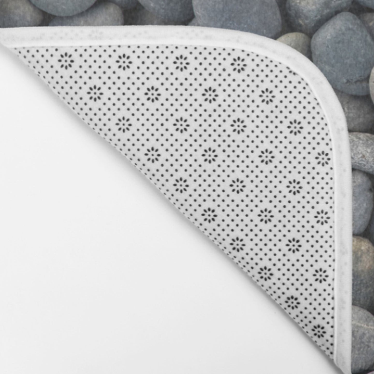 Gray Pebbles Bath Mat gray bathroom grey decor pebble bath mats greys bath rug neutral bath mat stone bath mat rocks bath mat pebble rug