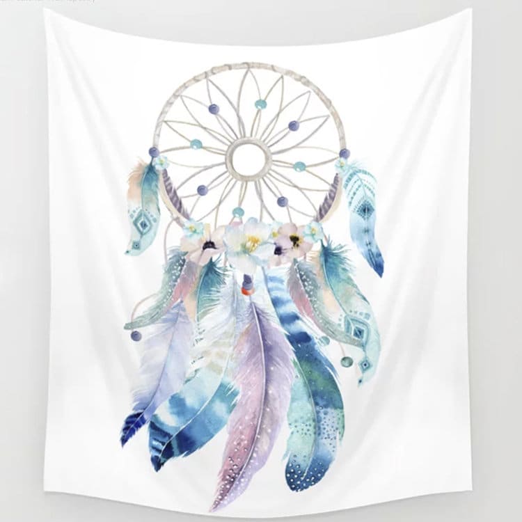Dream Catcher Tapestry dream catcher wall hanging boho tapestries feathers wall decor dream catcher cheap gift boho tapestry feather decor