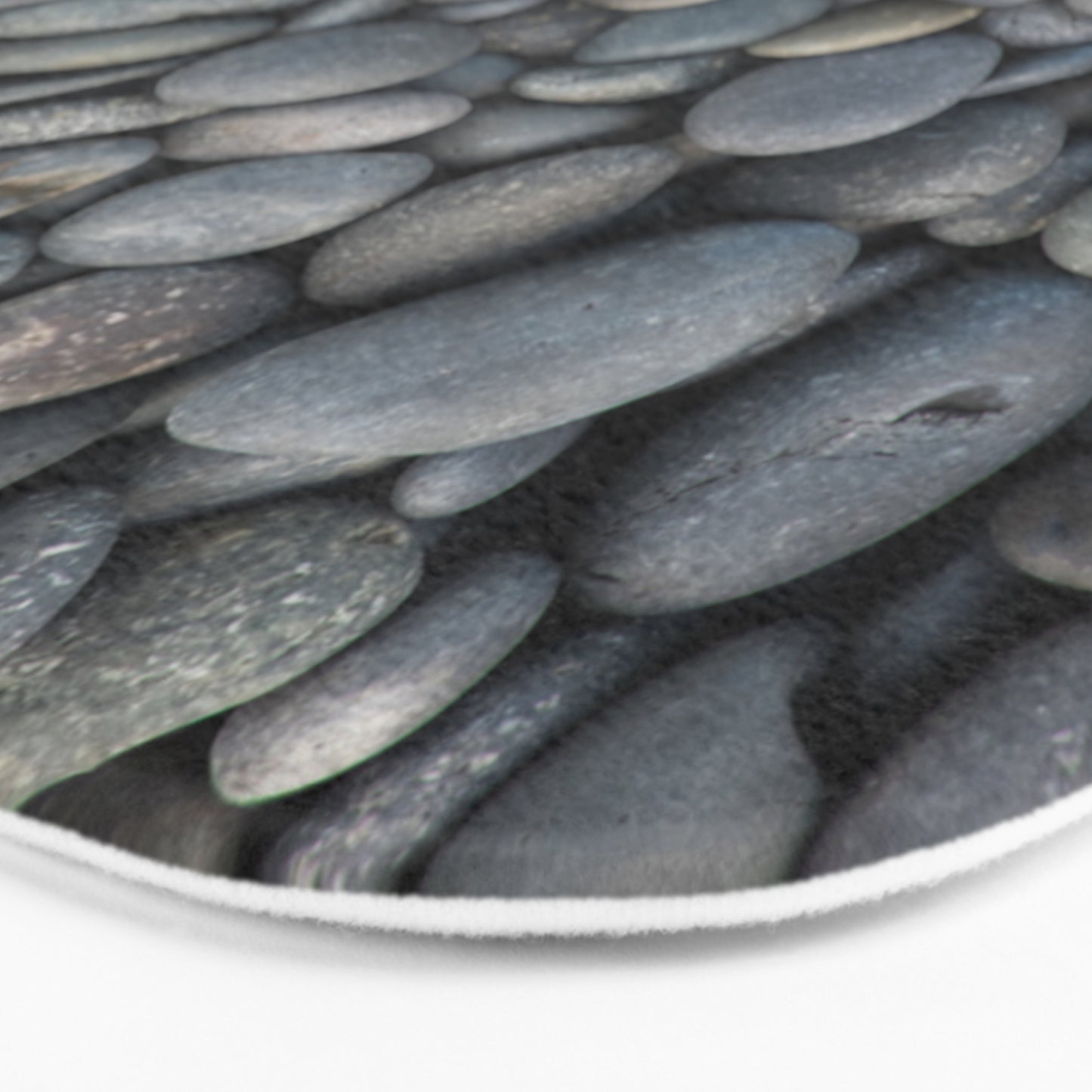 Gray Pebbles Bath Mat gray bathroom grey decor pebble bath mats greys bath rug neutral bath mat stone bath mat rocks bath mat pebble rug