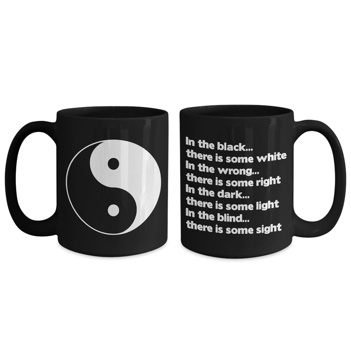 Yin Yang Coffee Mug yin yang mug yoga mug spiritual mug meditation mug yin yang saying mug spiritual gift cheap gifts yoga gifts meditation