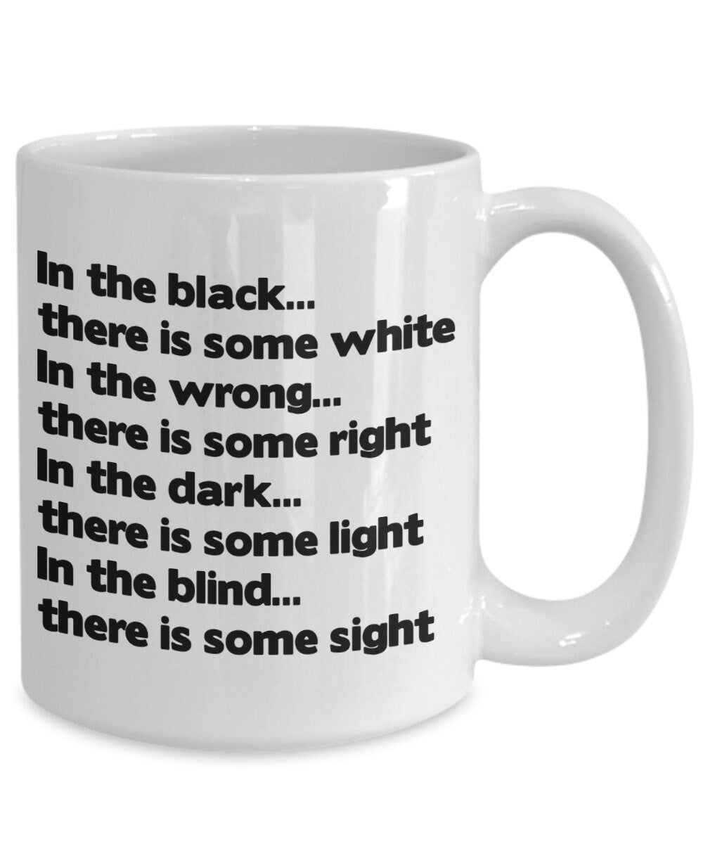 Yin Yang Coffee Mug yin yang mug yoga mug spiritual mug meditation mug yin yang saying mug spiritual gift cheap gifts yoga gifts meditation