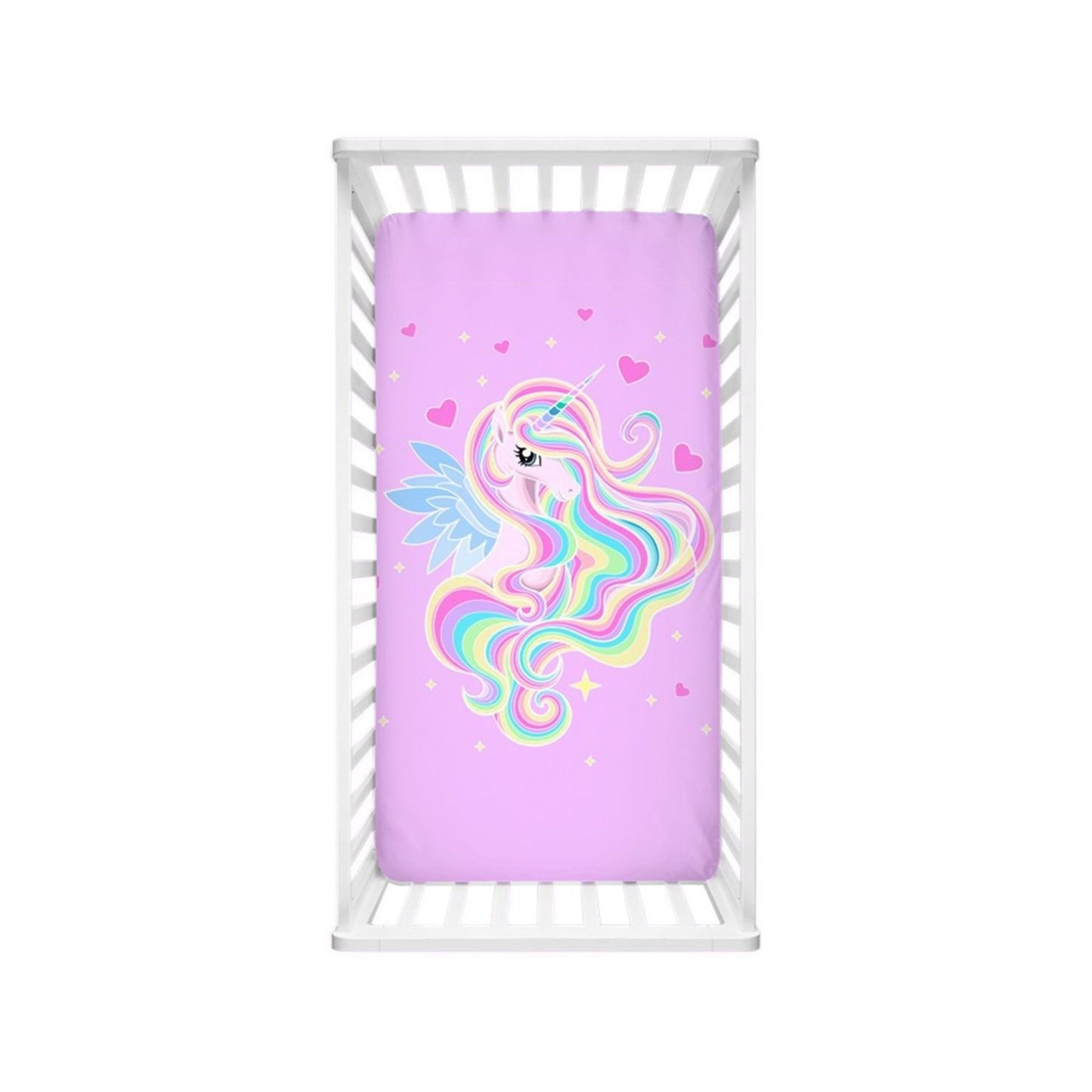 Pink Unicorn Crib Sheets girly crib sheets unicorns crib sheets baby shower gifts pink baby sheets girls crib sheets unicorn baby sheets