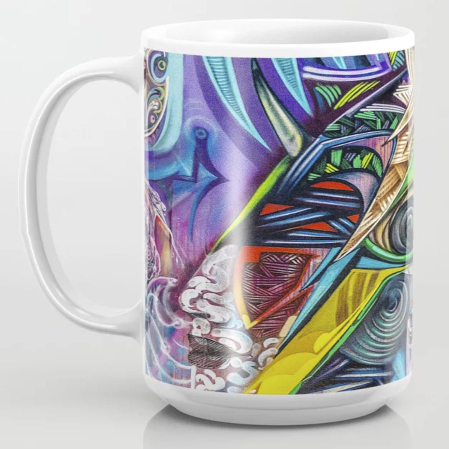 Graffiti Mug Unique Artsy Gift for Art Lovers cheap artsy gift Abstract Art Colorful Mugs grafiti mug african art mugs african mug