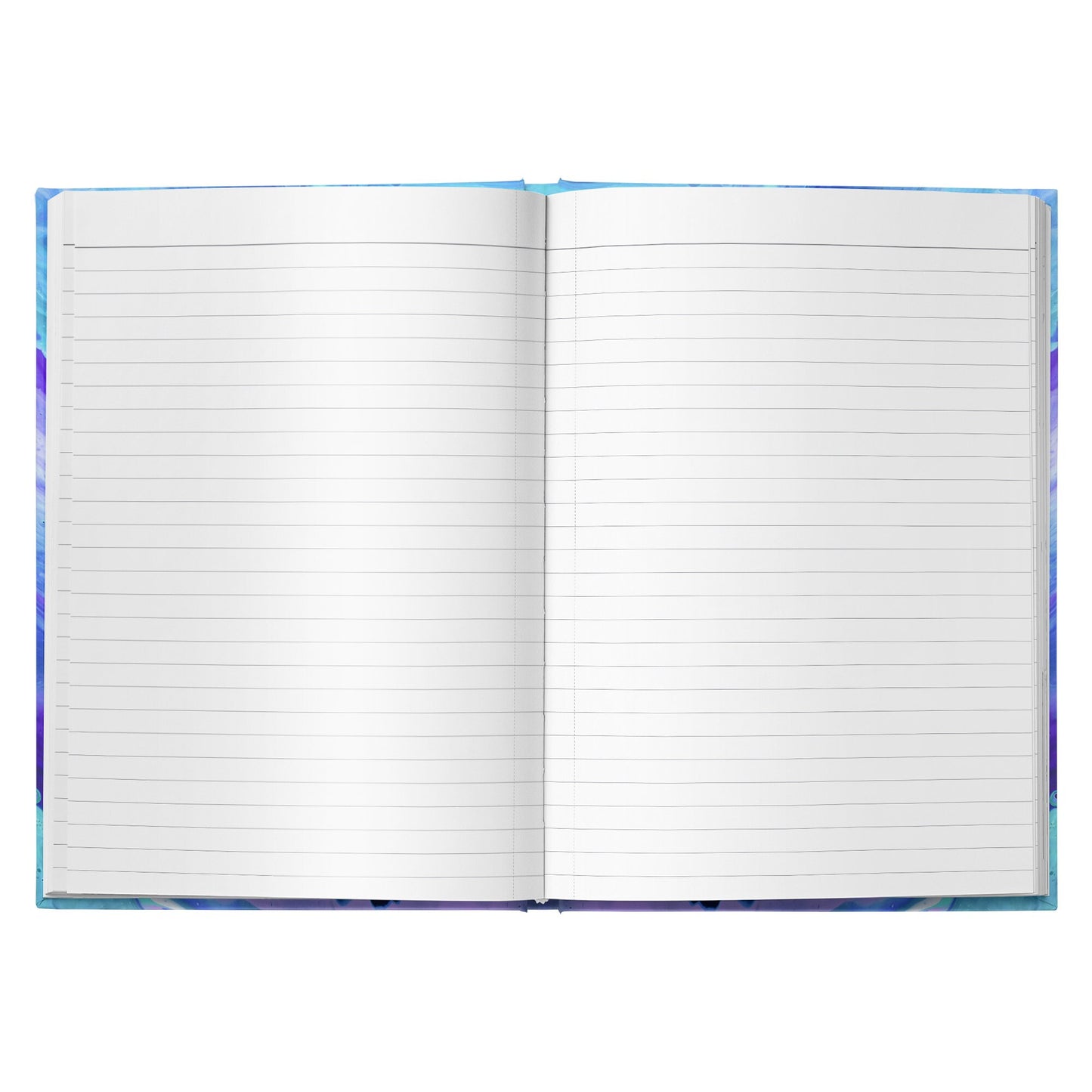 Dreams Hardcover Journal Blue dream diary Abstract Notepad Unique Gift sky ocean notebooks Cheap Gifts Cute Artsy Gift purple notebook