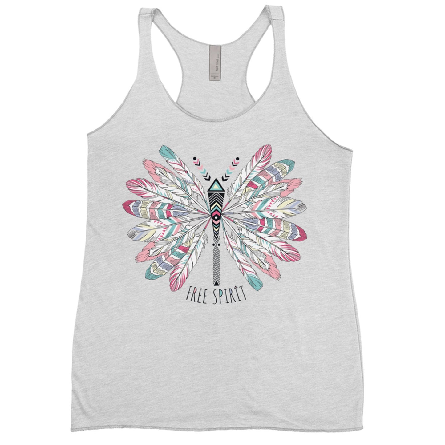 Free Spirit Dragonfly Tank Top boho Womens Tank Feather Tank Top Feathers Sleeveless Shirt Hippy Shirt Butterfly Lovers Gift Cheap Gift