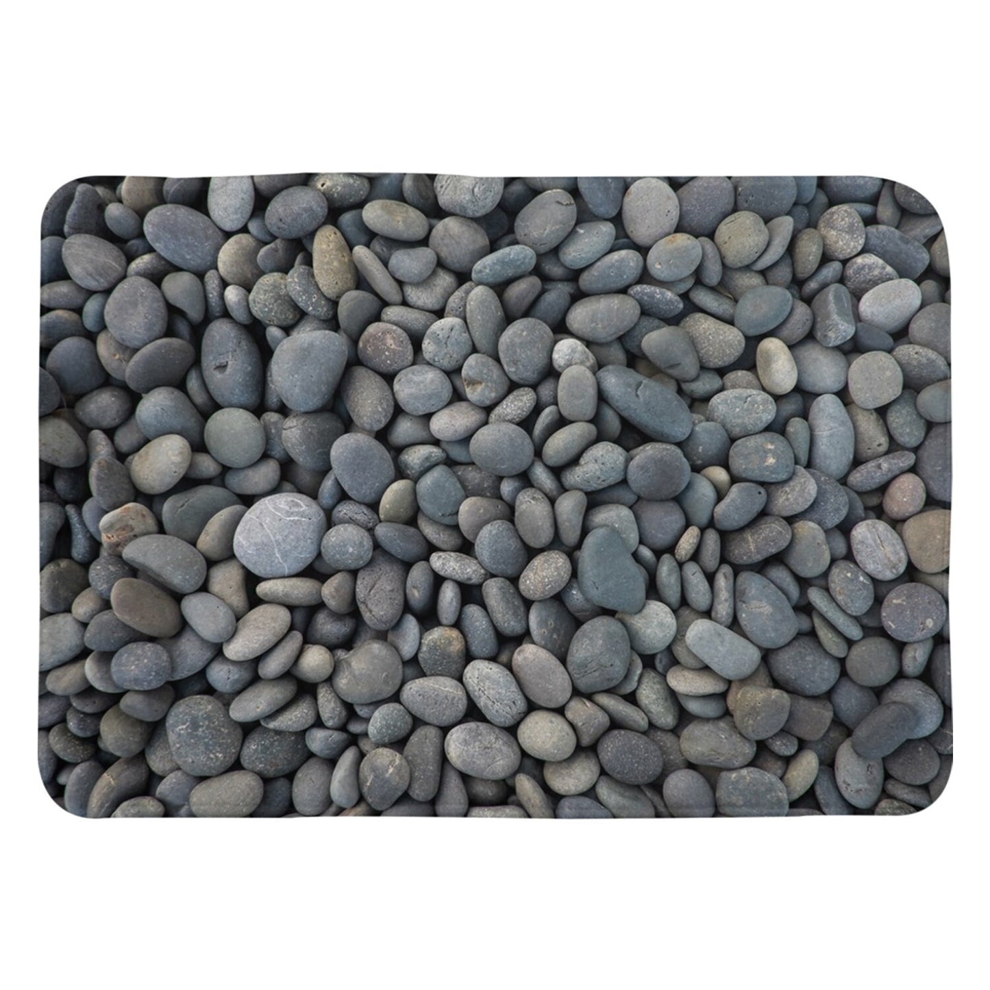 Gray Pebbles Bath Mat gray bathroom grey decor pebble bath mats greys bath rug neutral bath mat stone bath mat rocks bath mat pebble rug