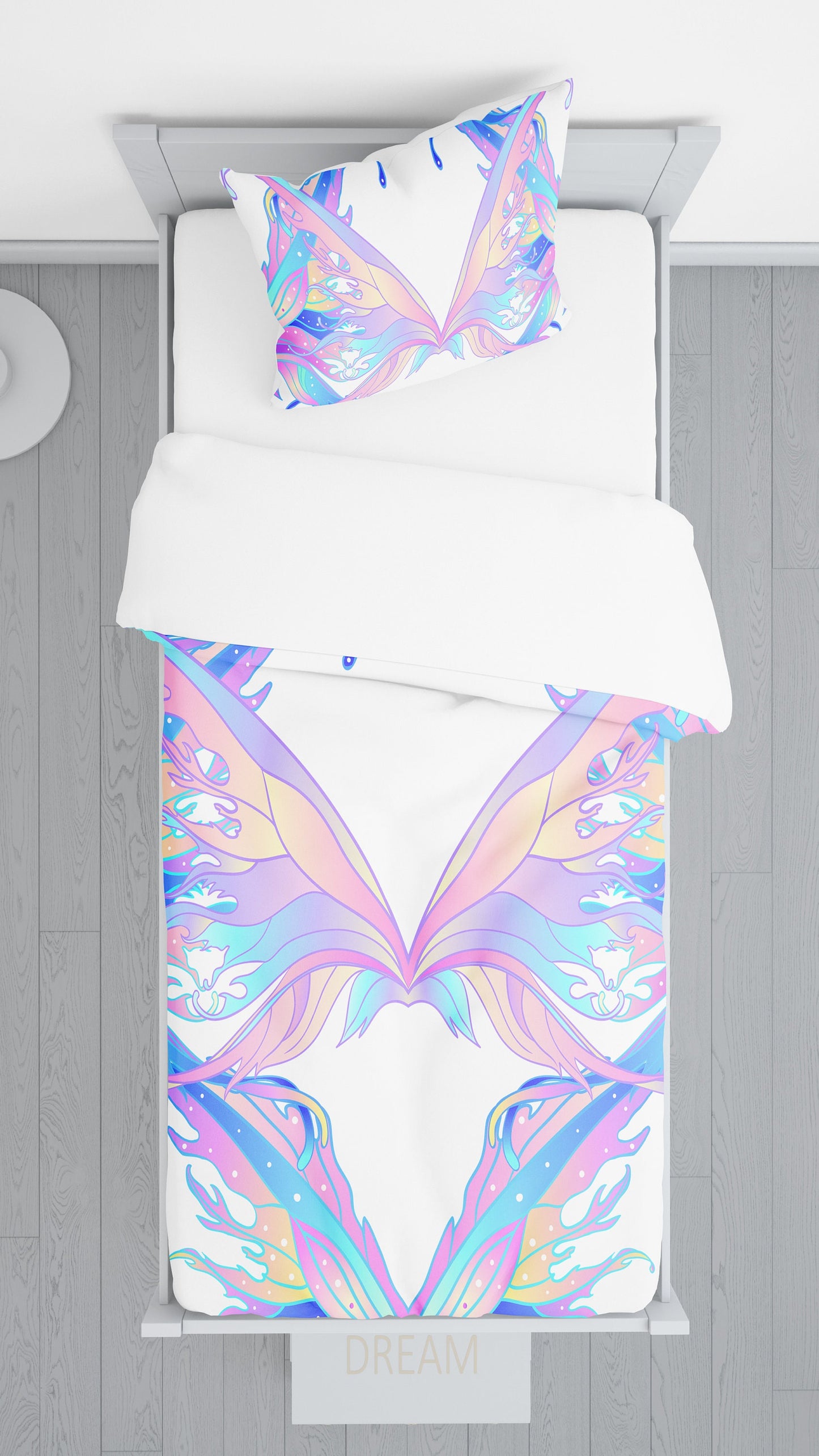 Fairy Wings Comforter or Duvet Cover girls bedding girly bedding pink comforter magical comforter goddess duvet fairy bedding kids duvet