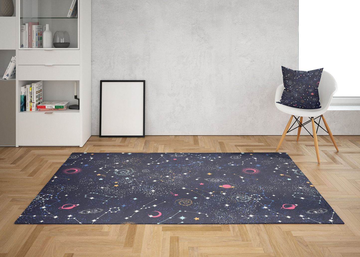 Space Galaxy Rug space Rug Girls Rugs Boys Rug kids Floor Rug space rugs galaxy rugs planets rug star constellations rug childrens rug