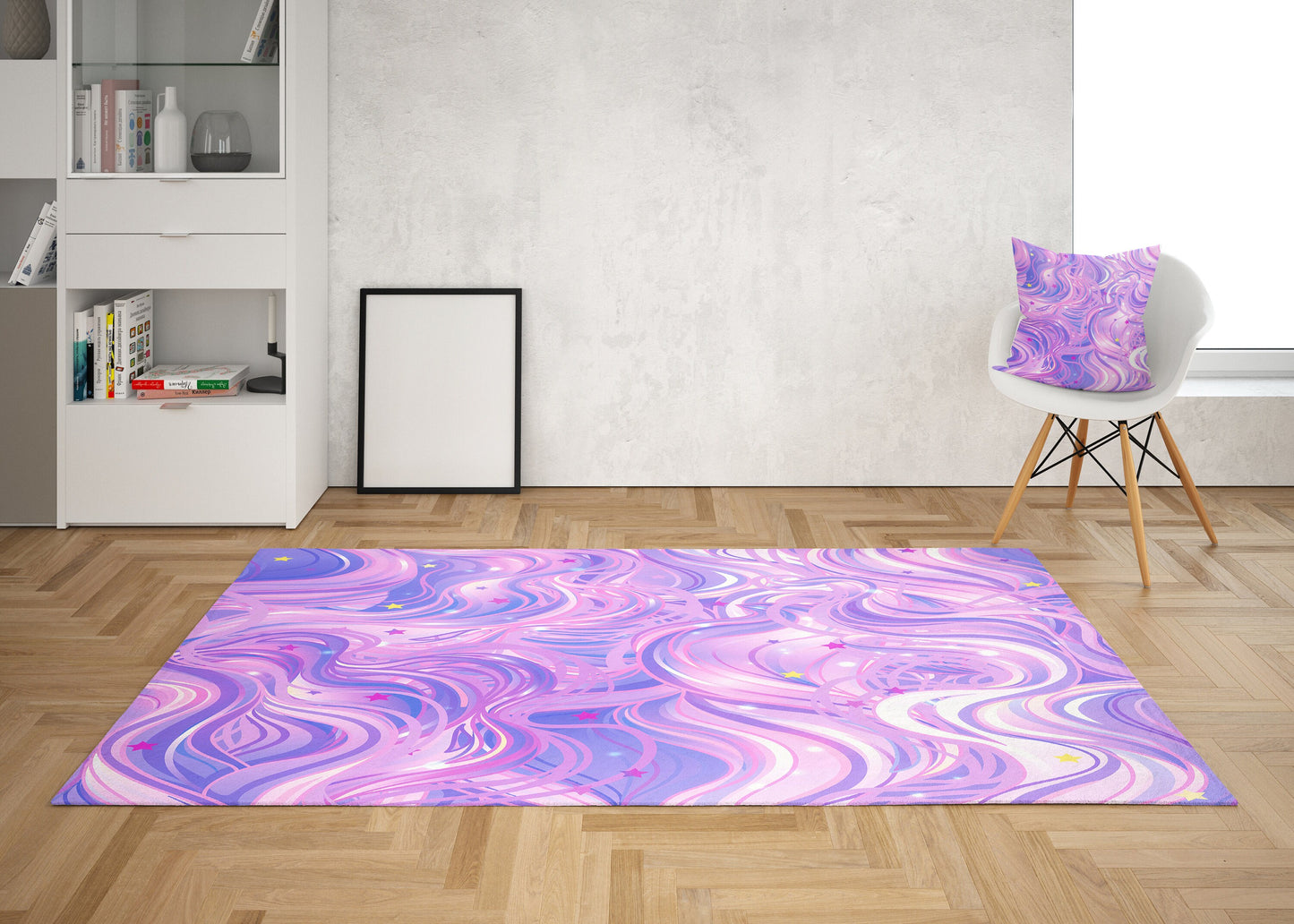 Pink & Purple Rug Princess Rug girly Rug girls Floor Rug Pink Mat kids rug fairy Rugs 2x3 3x5 4x6 5x7 round Large rugs unicorn rug pink