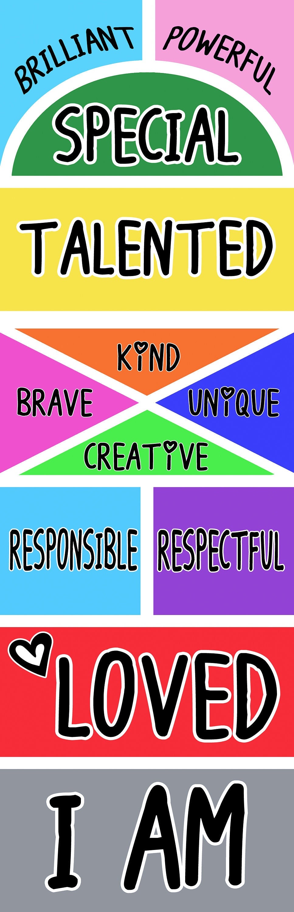 I AM Hopscotch Rug kids rugs 2.5x8 runner rug colorful childrens rug nursery rug hopscotch rugs hopscotch floor mat nursery rug cute kids