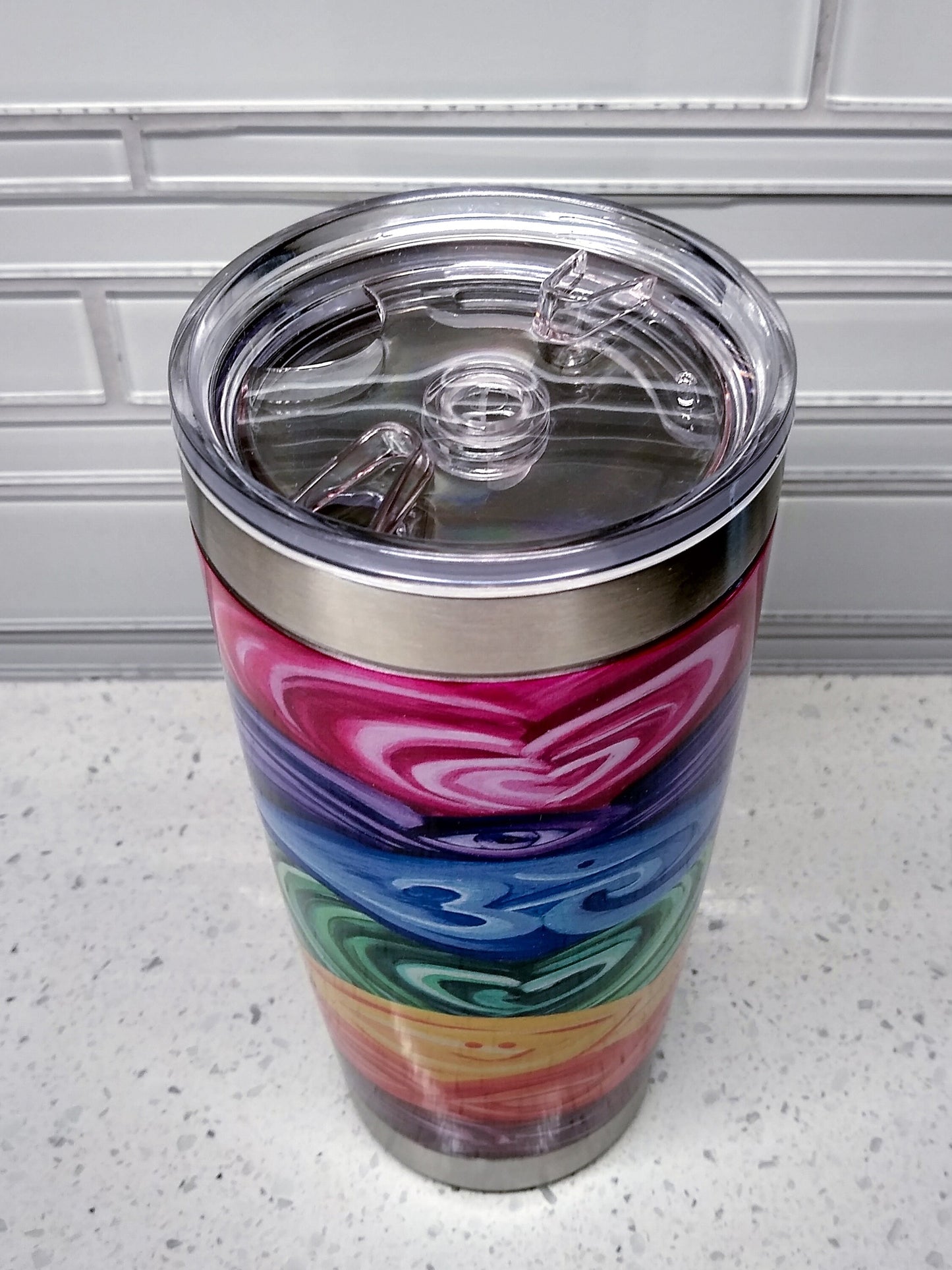 Chakra Travel Mug 20oz Insulated Stainless Steel Unique Gift Spiritual Travel Mug Meditation Yoga Travel Mug Chakras Canteen Chakra Coffee