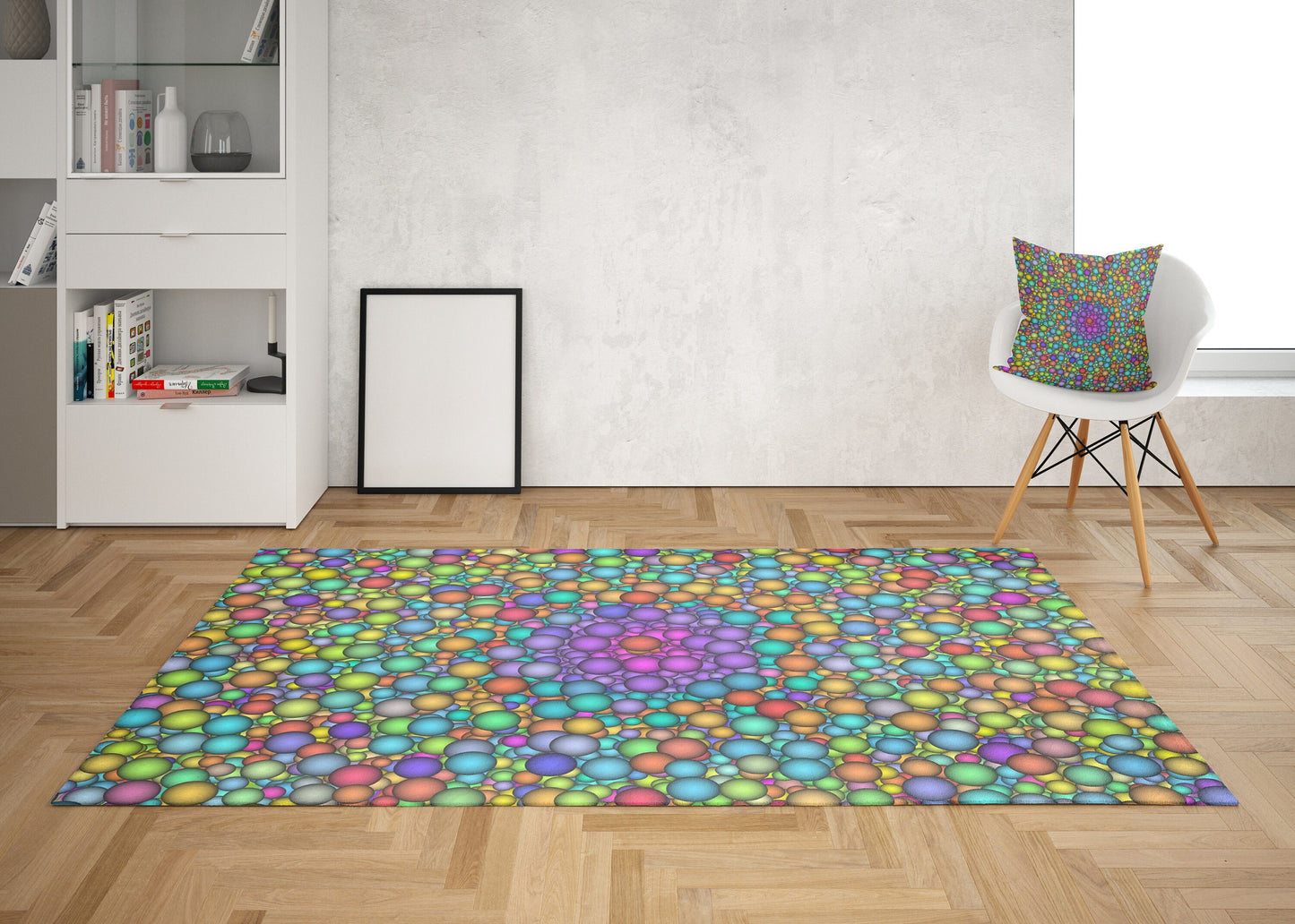 Colorful Mandala Rug childrens Rug kids Rug bright Floor Rug nursery Rugs 3x5 4x6 5x8 8x10 Large balls rugs girls boys childrens rugs