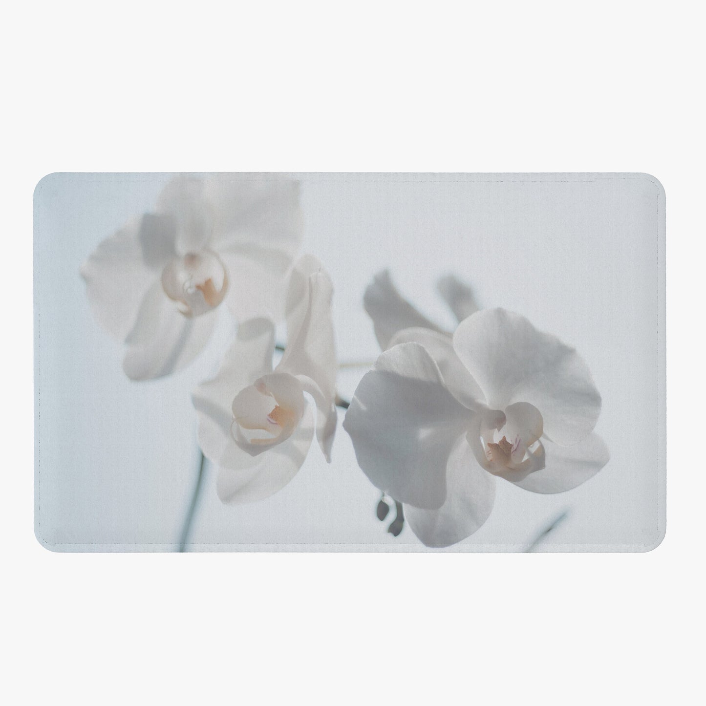 Orchid Shower Curtain orchids shower curtains white shower curtain floral shower curtains orchid bath decor botanical shower white grey blue