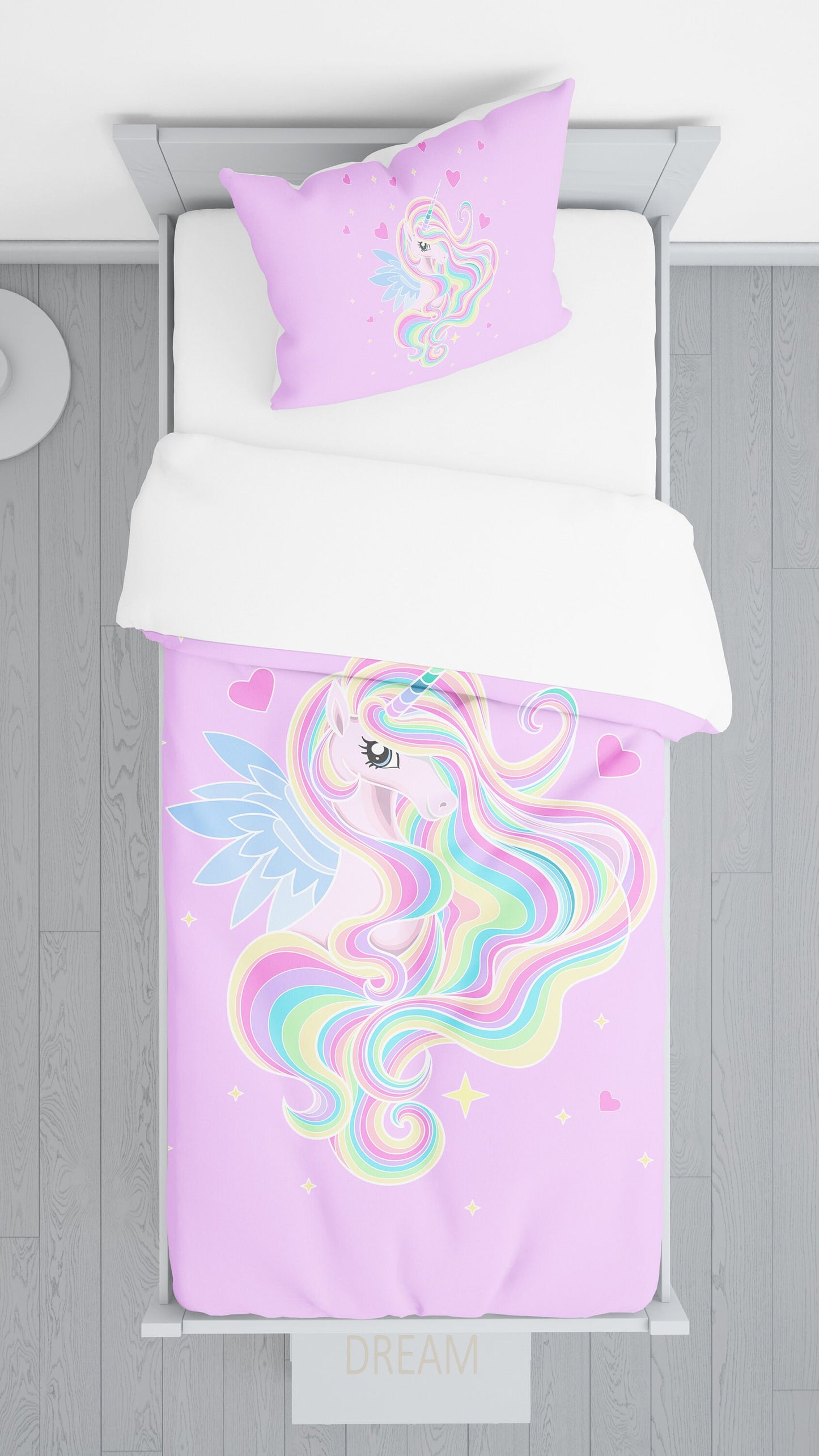 Unicorn Duvet Cover or Comforter pink bedding twin Queen King unicorn bedroom unicorn comforter girly duvet rainbow duvet cover pink duvet