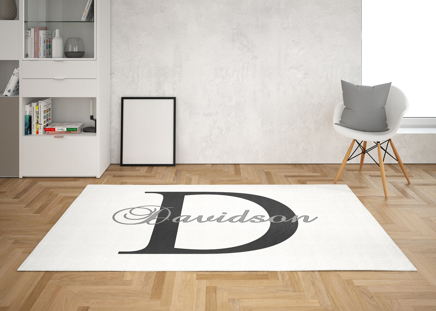 Custom Monogram Rug letter personalised rug name personalized floor matt customized rugs