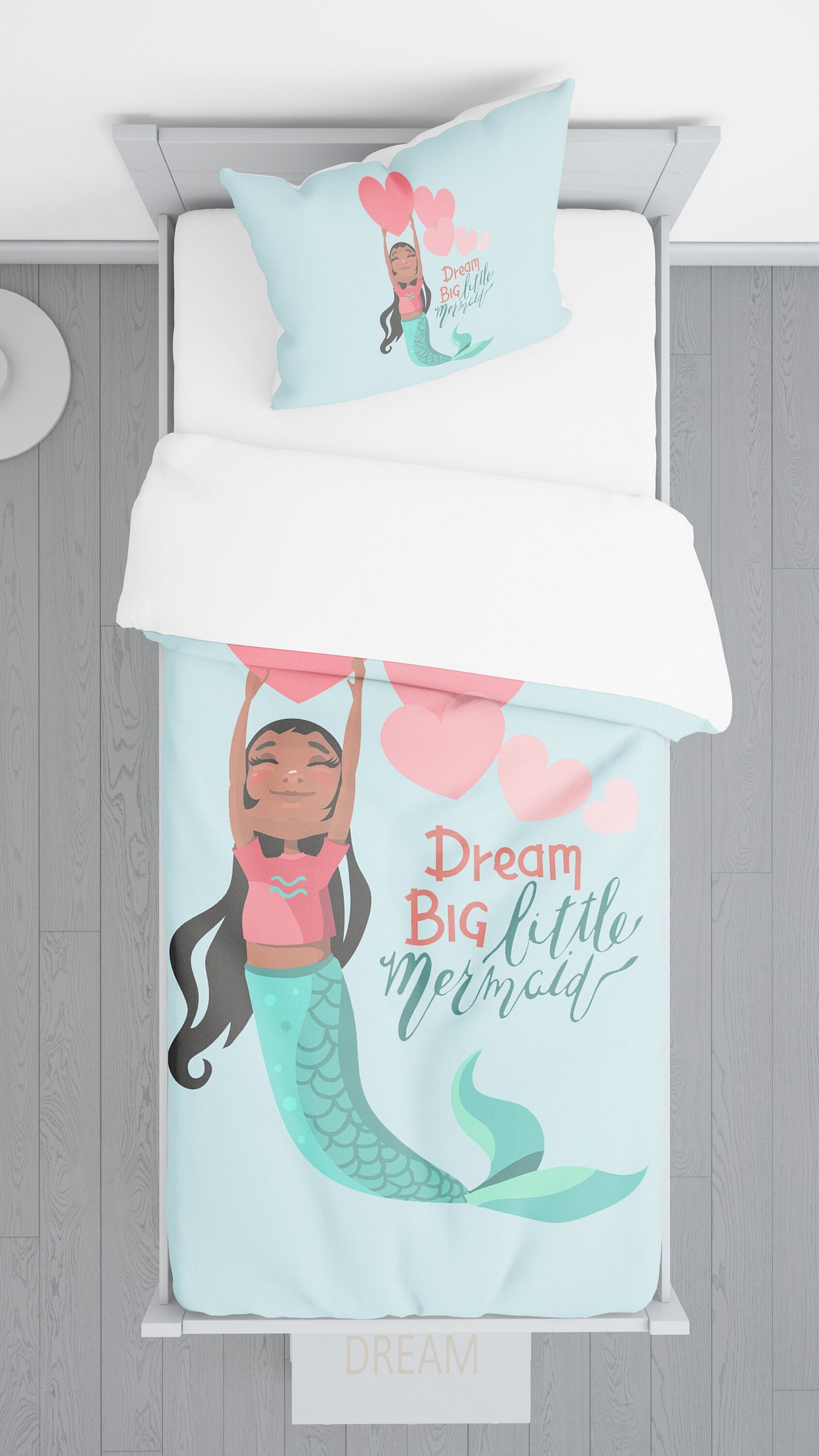 Little Mermaid Comforter or Duvet Cover mermaid bedding mermaid duvet dream big mermaids comforter girls duvet girly bedding mermaids blue