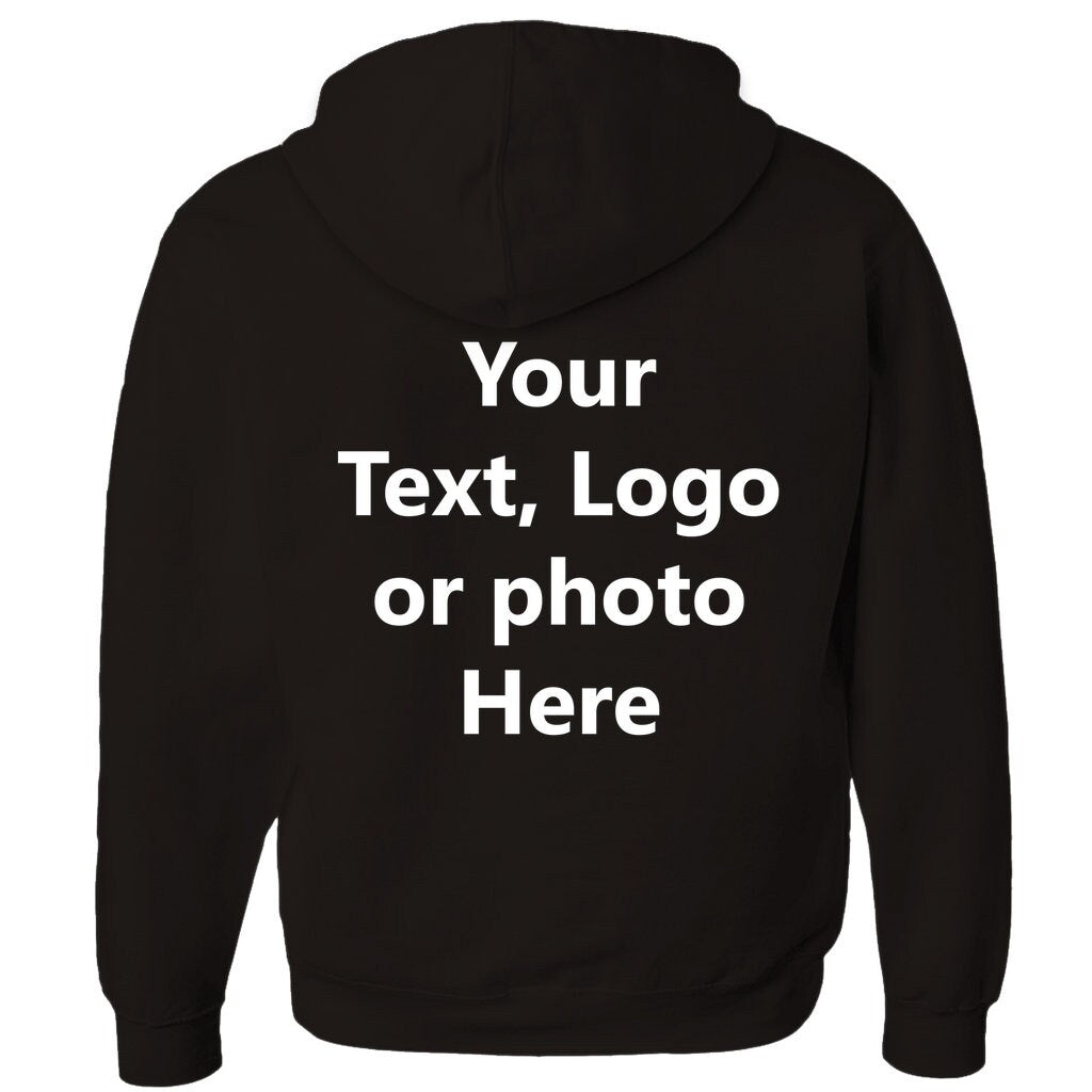 Custom Zipper Hoodie customized photo hoody custom image zip customized gifts personalized hoodies white tape unique gift
