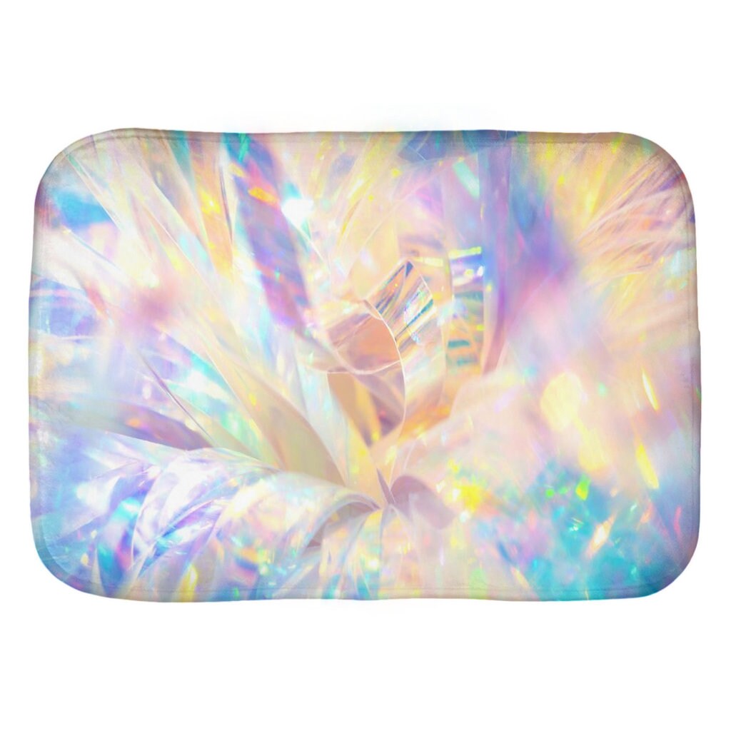 Fairy shower curtain girly shower curtains girls pink bath rugs cute princess decor rainbow shower bath mat pink shower