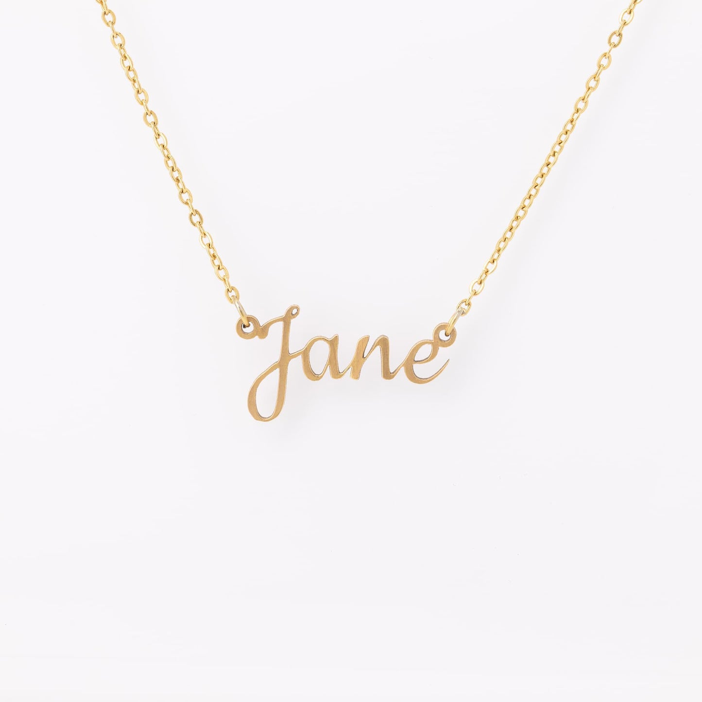 Custom Name Necklace Gold, Rose Gold or Silver, gift for woman, custom initials