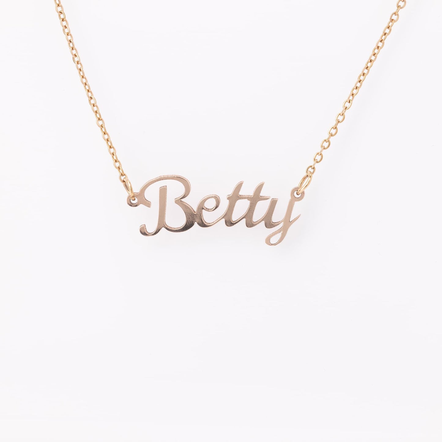 Custom Name Necklace Gold, Rose Gold or Silver, gift for woman, custom initials
