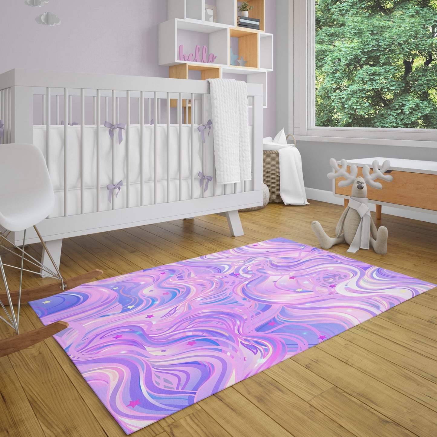 Pink & Purple Rug Princess Rug girly Rug girls Floor Rug Pink Mat kids rug fairy Rugs 2x3 3x5 4x6 5x7 round Large rugs unicorn rug pink
