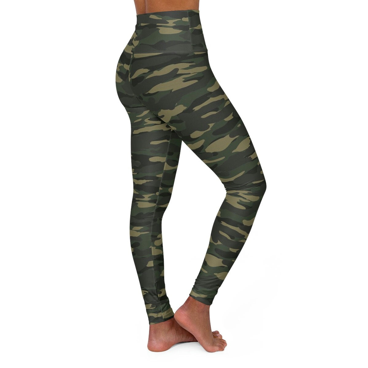 Camo yoga pants capri or shorts camoflauge leggings yoga leggins green yoga pants camo legging ankle or capri