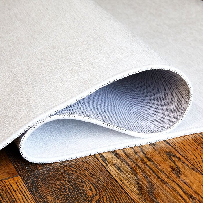 Daisy Rug Gray white Rug Daisies Floor Rugs 3'x5' 4'x6' 5'x7' 8' x 10' Large rugs