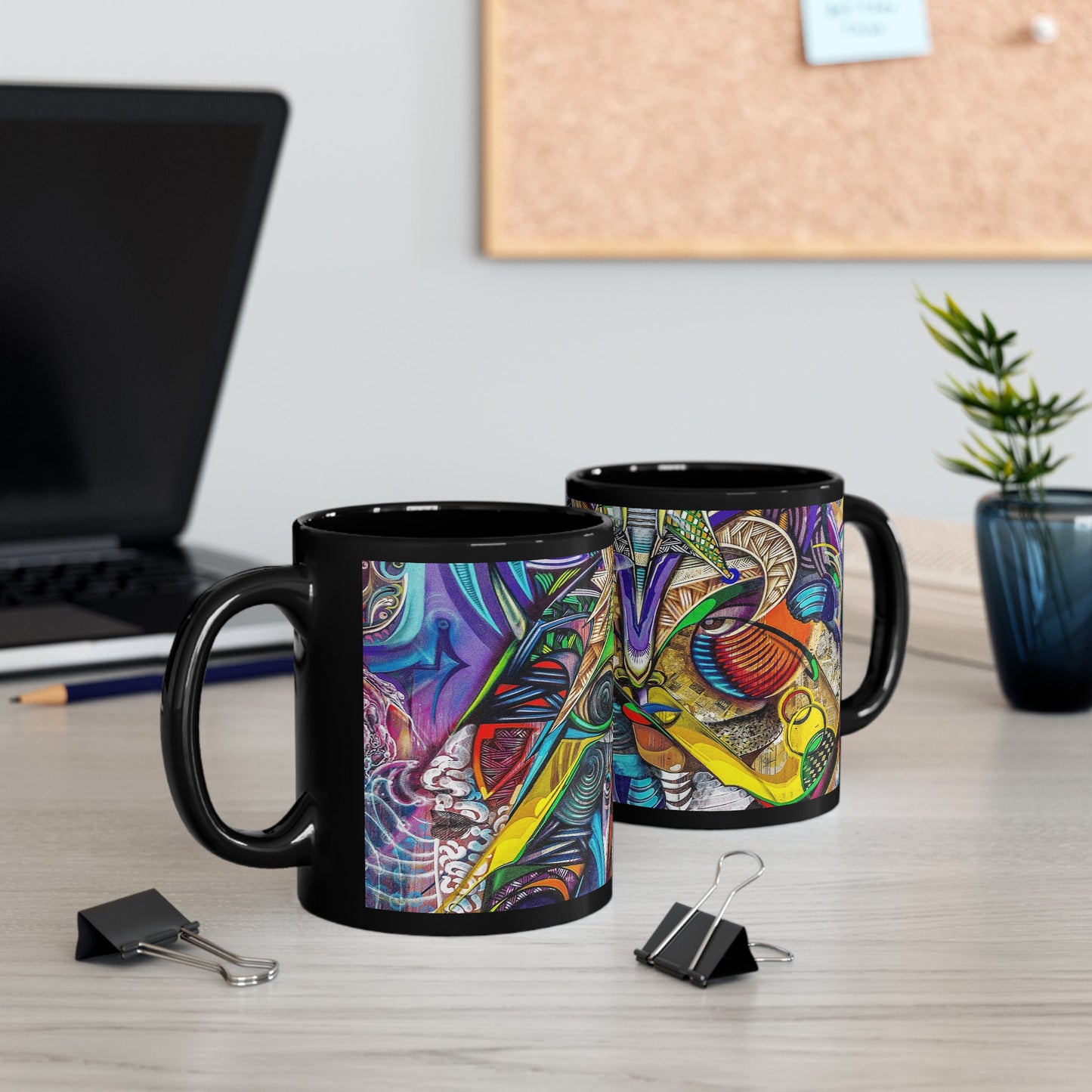 Graffiti Mug Unique Artsy Gift for Art Lovers cheap artsy gift Abstract Art Colorful Mugs grafiti mug african art mugs african mug