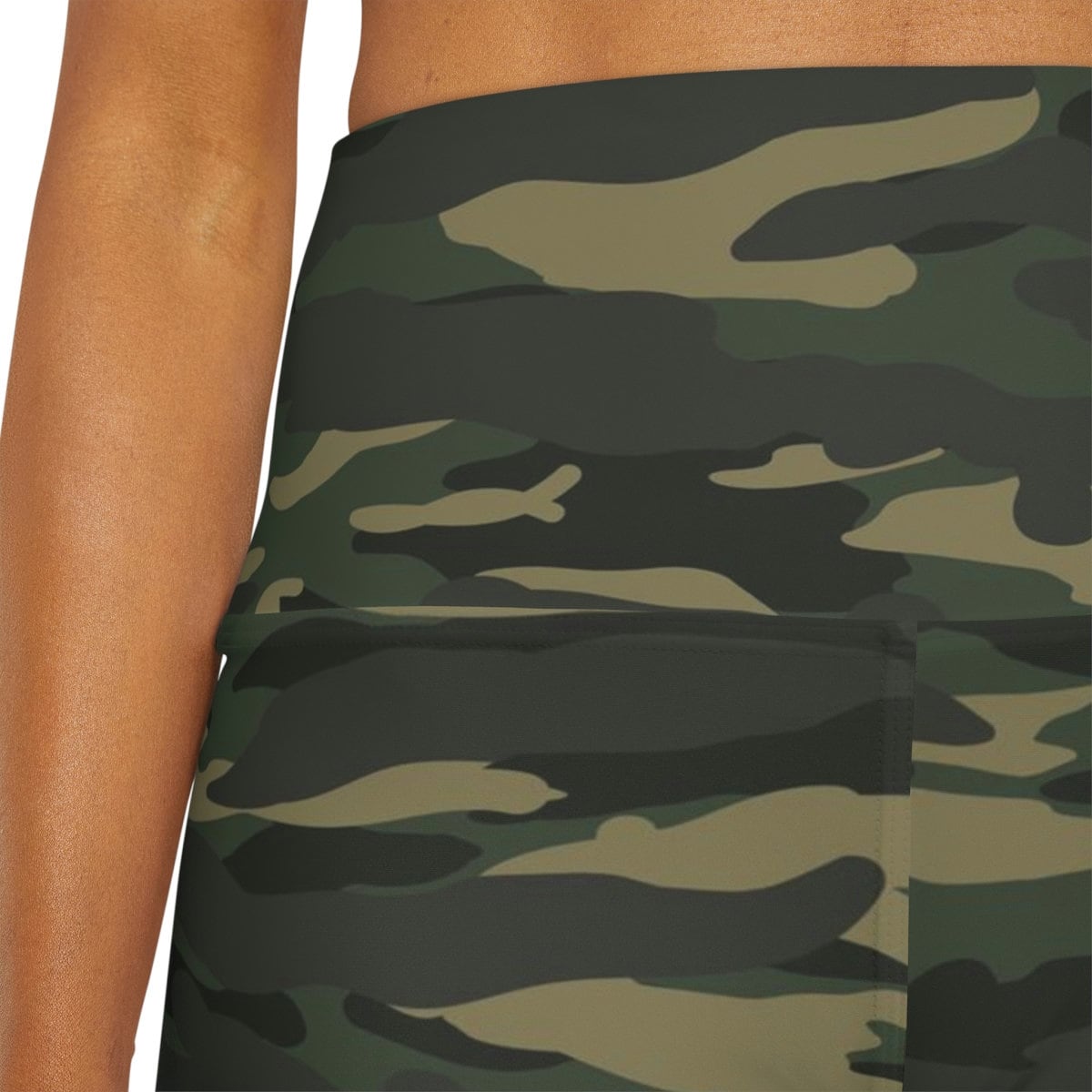 Camo yoga pants capri or shorts camoflauge leggings yoga leggins green yoga pants camo legging ankle or capri