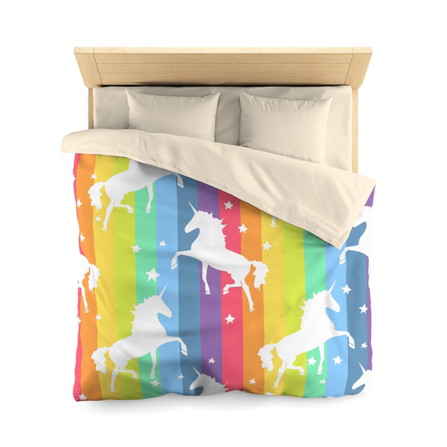 Rainbow Unicorn Comforter or Duvet Cover unicorn bedding unicorn duvet rainbow comforter rainbow duvet unicorns bedding rainbow decor gay