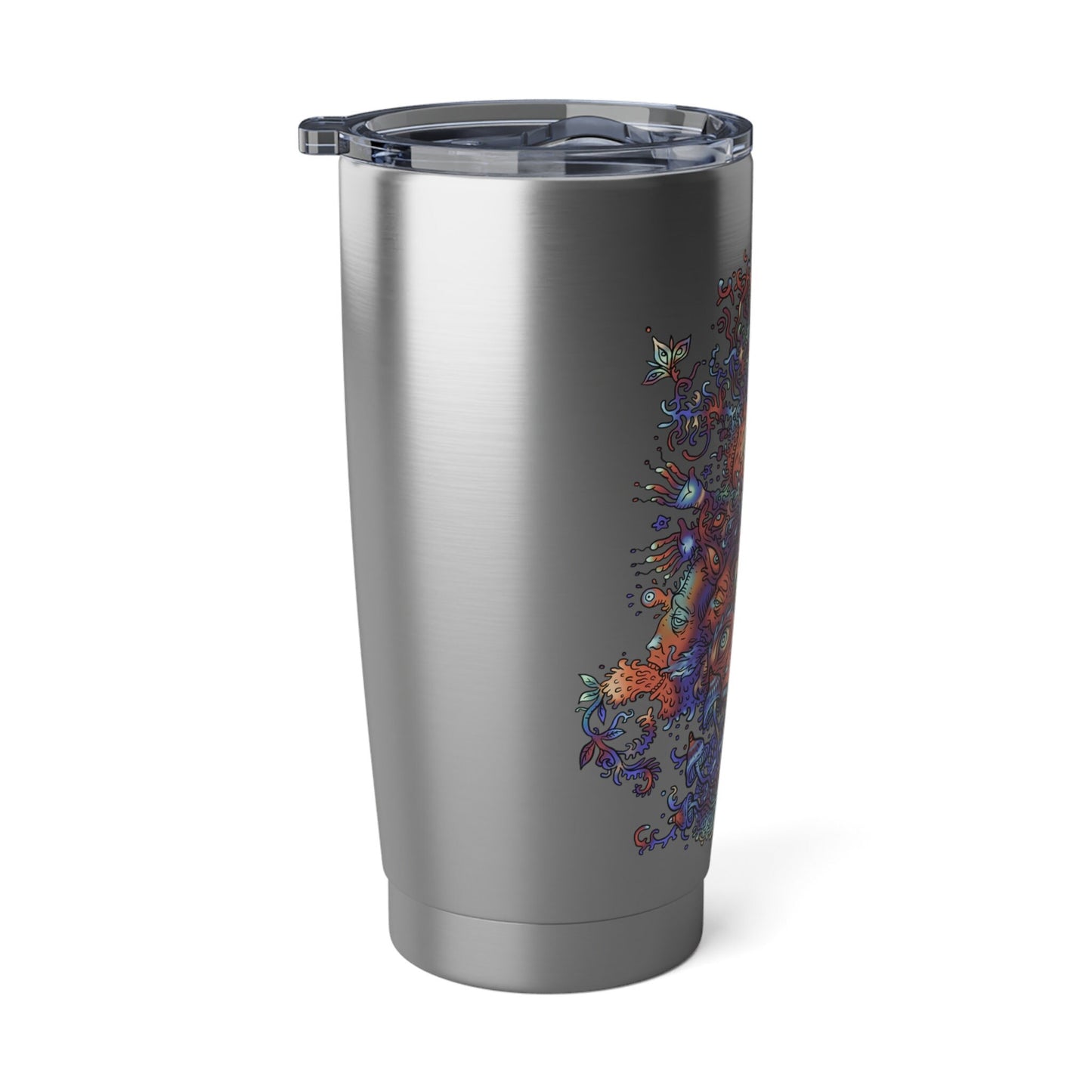 Shrooms Travel Mug 20oz Insulated Stainless Steel Unique Gift Trippy Travel Mug Psychedelic Travel Mug Psychadelic Canteen Magic Mushrooms
