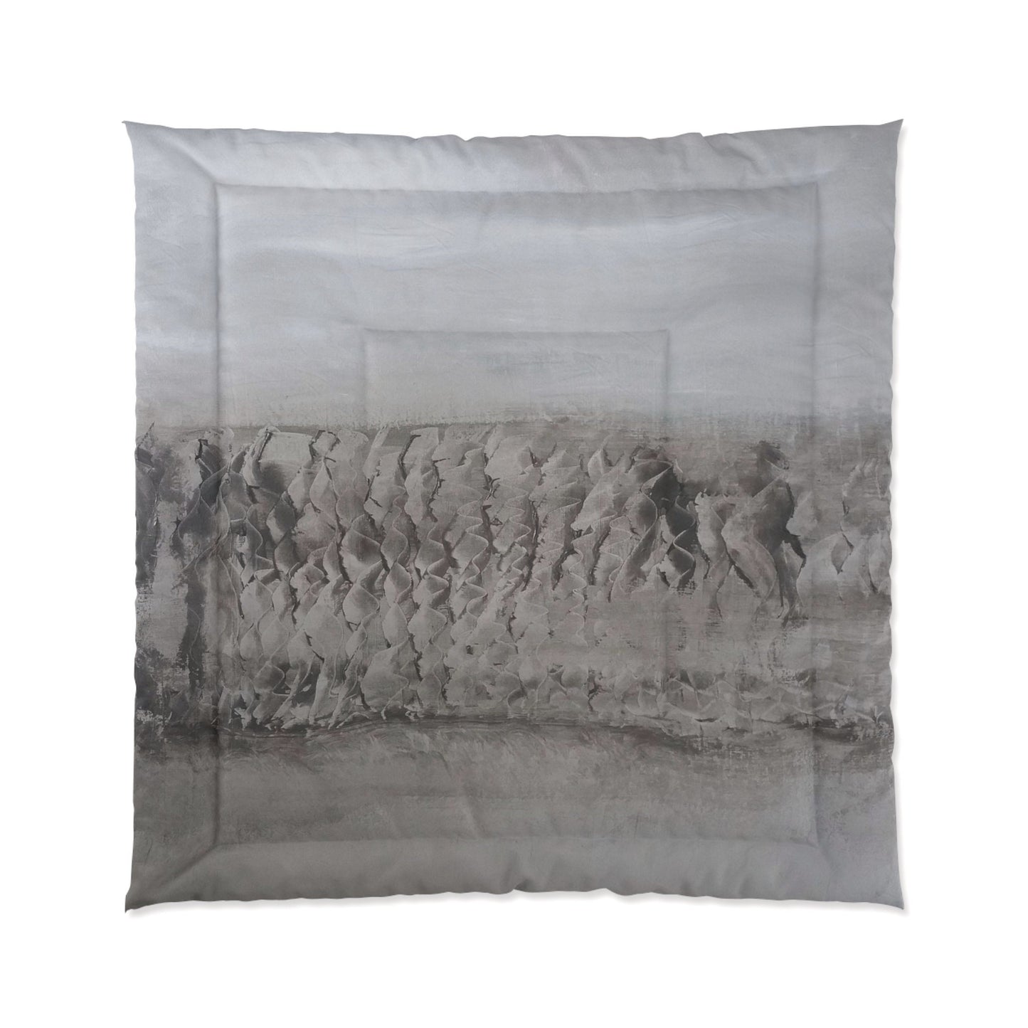 Gray Duvet Cover or Comforter Artsy bedding Twin Queen King modern artwork Abstract Art grey comforter gray comforter