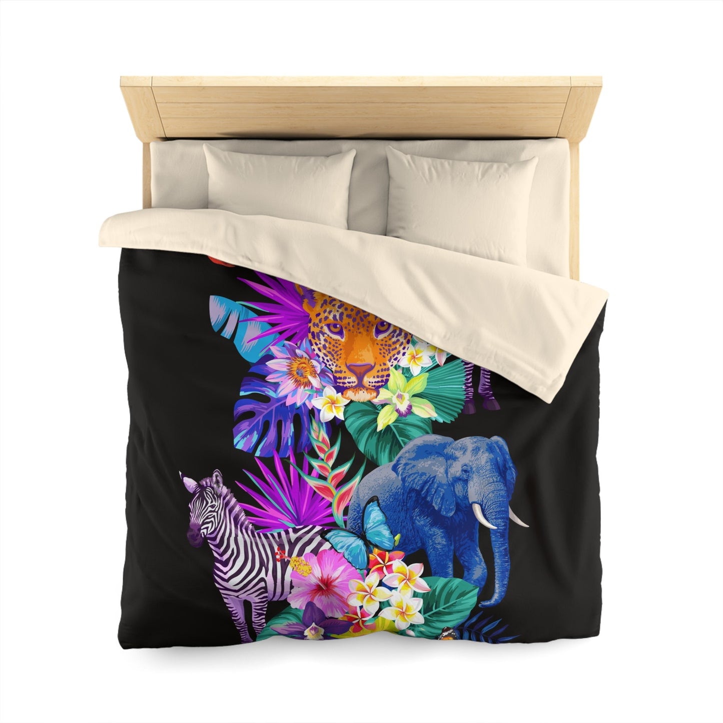 Tropical Animals Duvet Cover or Comforter tropical bedding jungle bedding tropical flowers comforter flowers bedding wild animal comforter