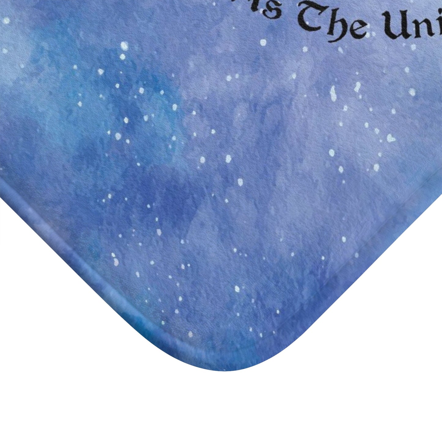 As Above so below Shower curtain & or Bath mat blue shower curtain spiritual karma celestial bath