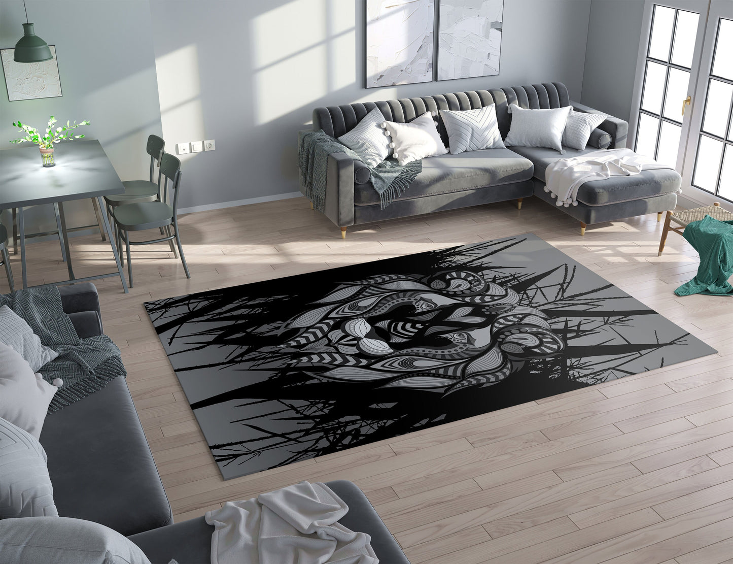Lion Head Rug African Rugs lions area rug tribal africa lion art unique grey area rug gray b&w black