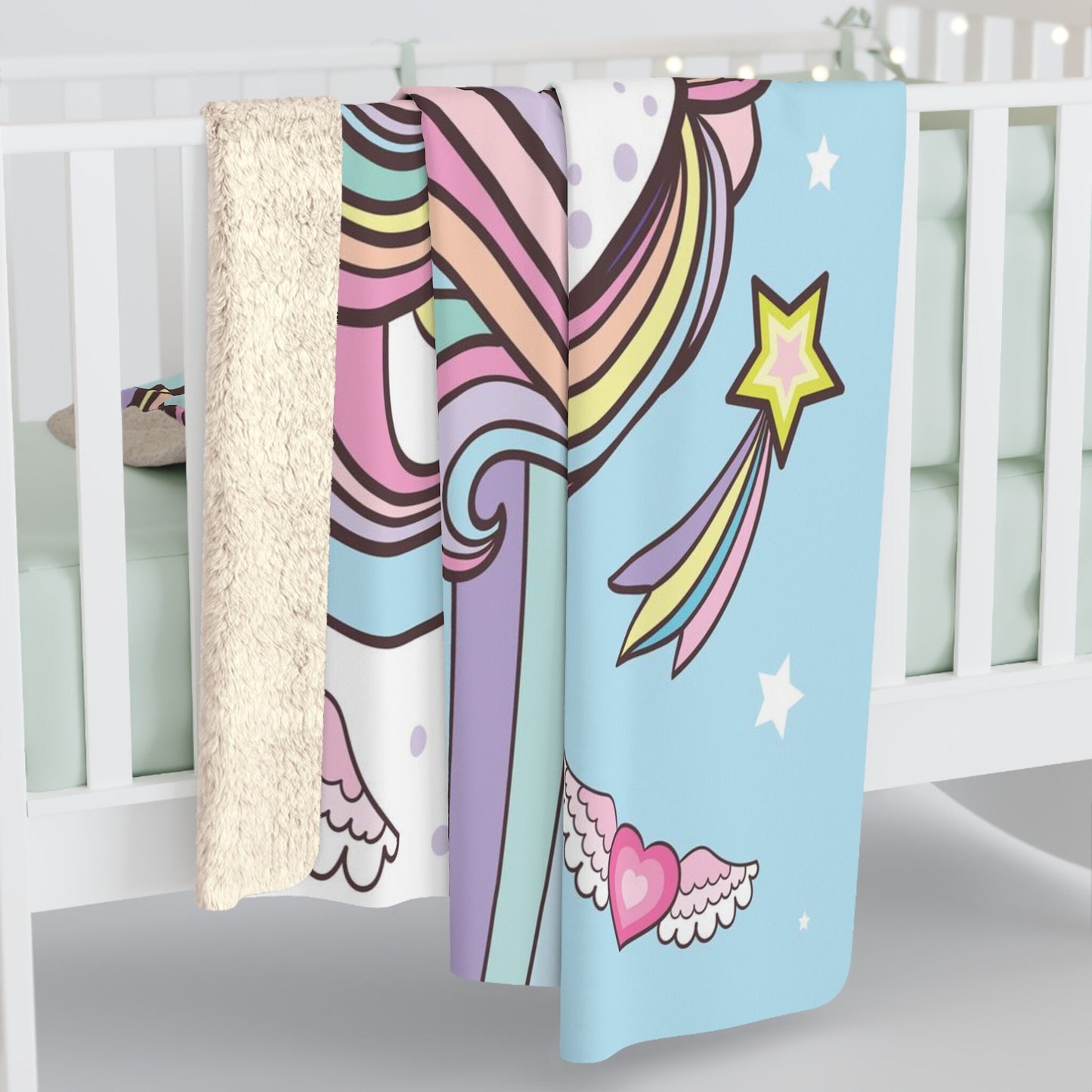 Unicorn Blanket girly blanket kids blanket blue girls throw blanket Colorful Kids Baby blanket rainbow Throw Blanket soft unicorn blankets