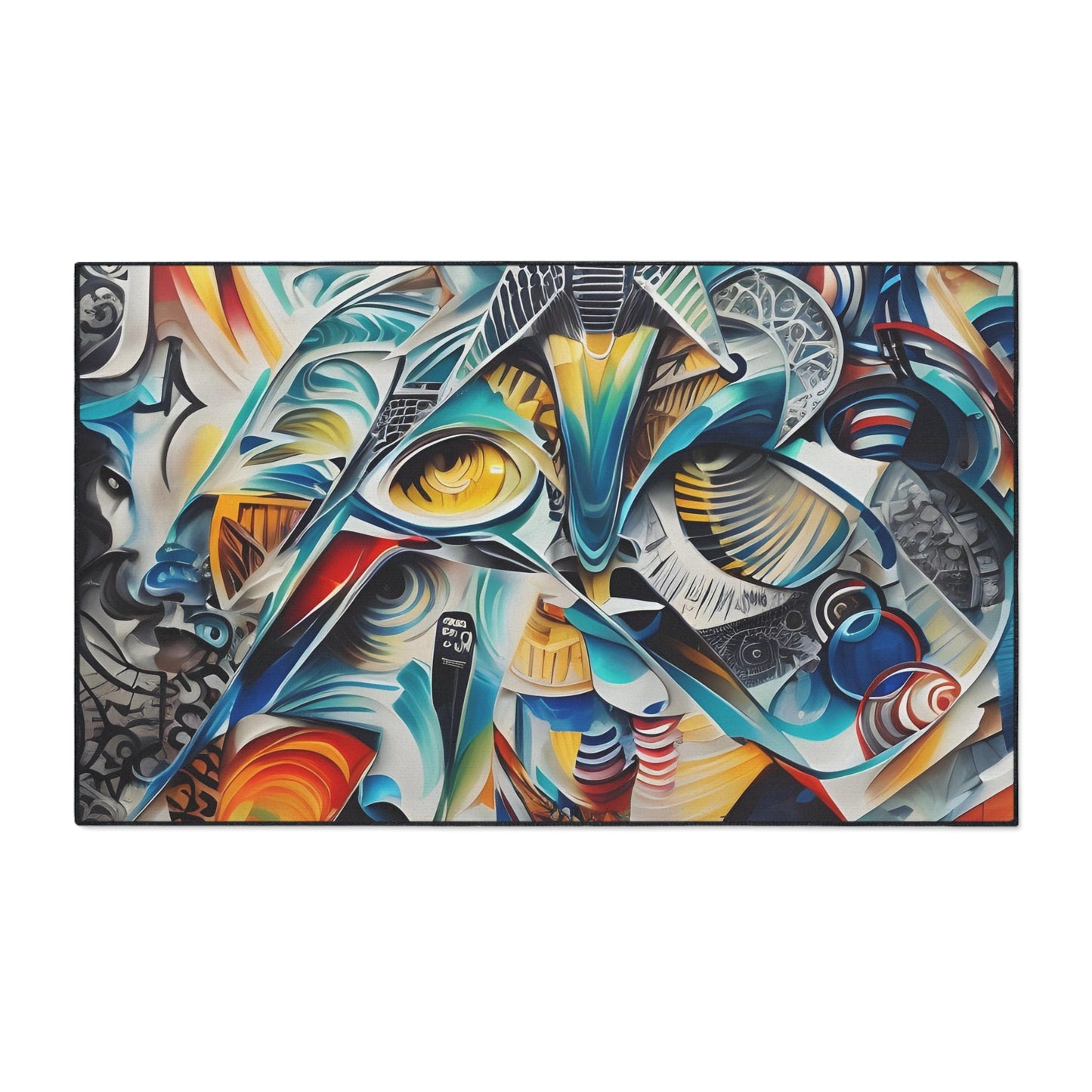 Indoor/Outdoor Floor Rug graffiti outdoor rug colorful floor mat outdoor grunge rug colorful outdoor rug grafiti doormat african rugs