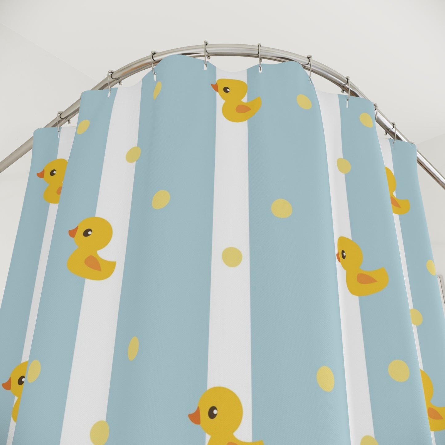 Rubber Ducks Shower Curtain kids shower curtains blue white lines bath mats girls or boys shower curtains childrens bath