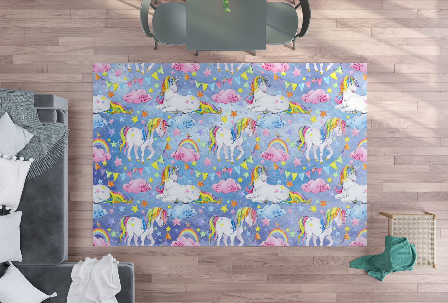 Unicorn Rug kids rug unicorn decor girls rug colorful rug girly rugs childrens area rugs unicorns decor unicorn floor mat rainbow rug