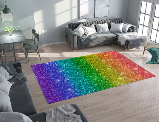 Rainbow Rug rainbow Rug rainbow Rugs gay pride Floor Rug gay Rugs 3'x5' 4'x6' 5'x7' Large rainbow rugs rainbow decor rainbow floor mat