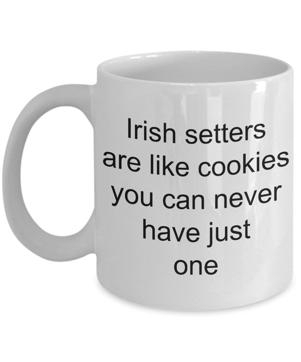 Irish Setter Mug: Dog Lover Gift, Funny Coffee Cup